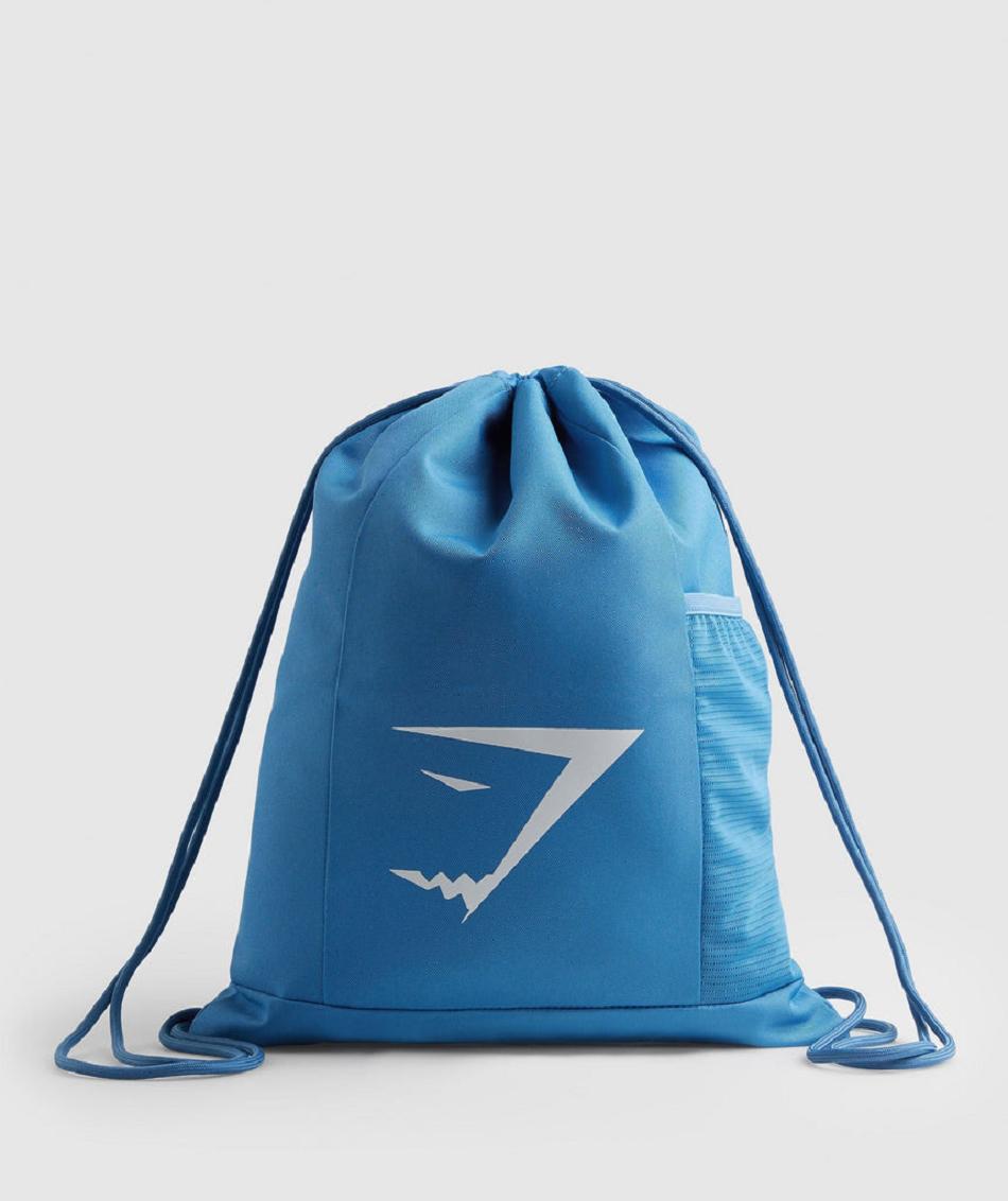 Bolsas Gymshark Sharkhead Gymsack Accessories Azules | CO 4275NWY